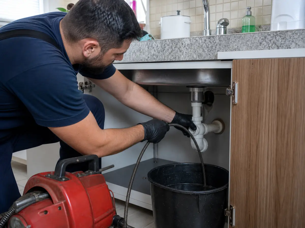 pia entupida em Penha - plumbing service