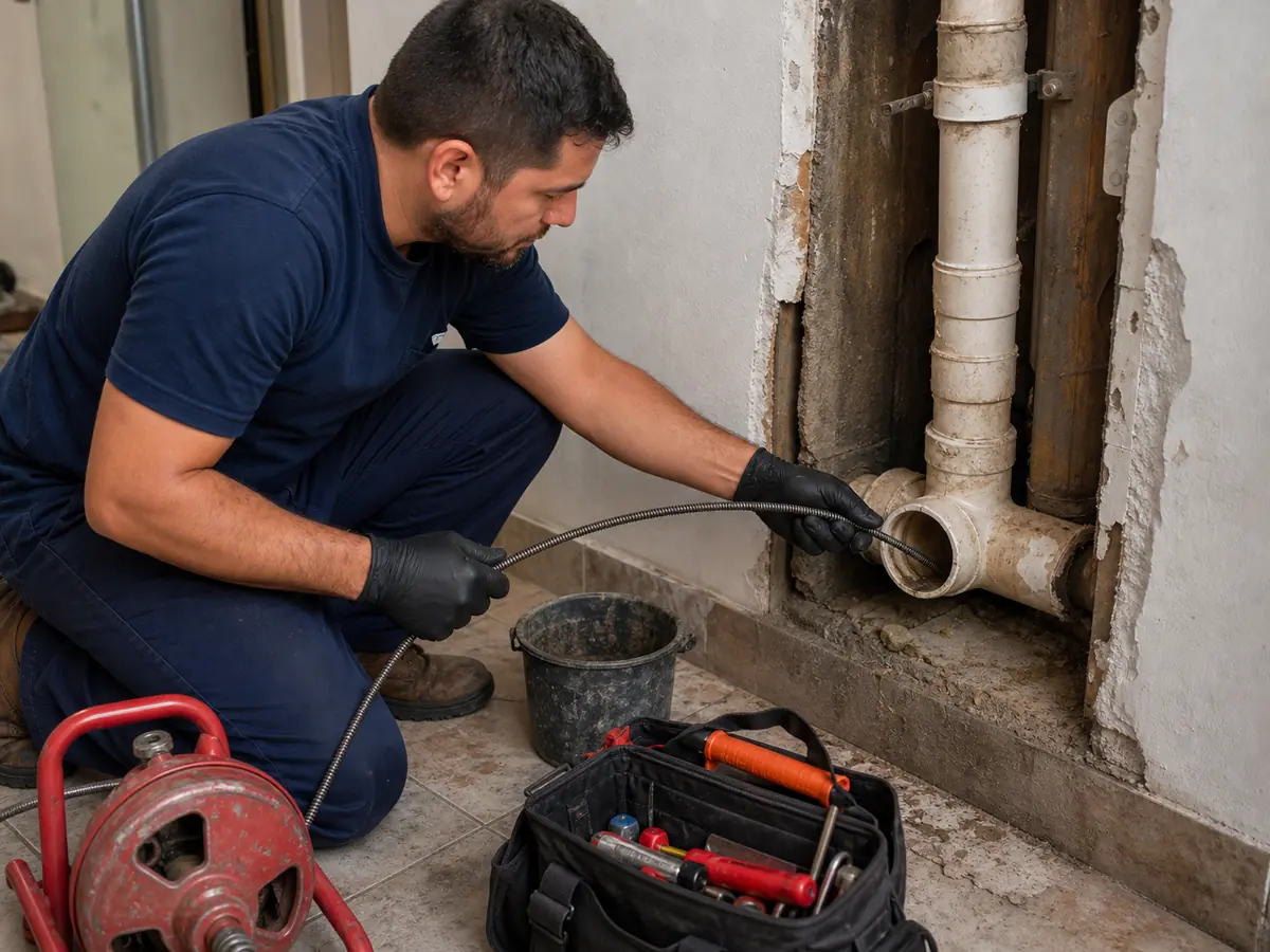 tubulação antiga entupida em Penha - plumbing service